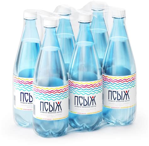 Вода газированная Псыж минеральная природная, 6 шт х 1 л - купить с ...