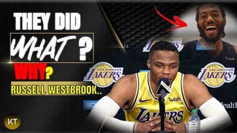 Breaking Russell Westbrook Has Been Traded To The Lakers Why The