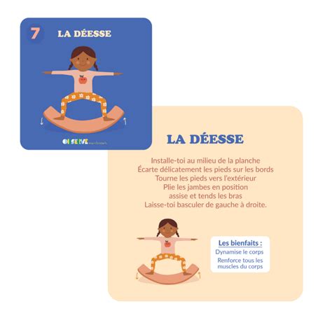 Observe Montessori Planche D Quilibre Et Cartes Yoga Pochon Offert