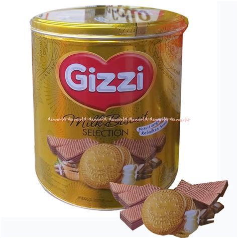 Jual Gizzi Gr Milk Biscuit Selection Aneka Biskuit Wafer Krem Coklat