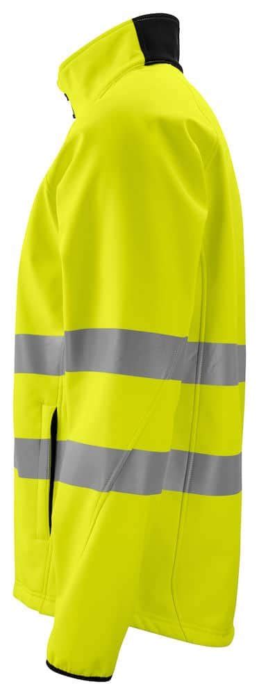 VESTE SOFTSHELL HAUTE VISIBILITE ET HAUTE PERFORMANCE EN ISO 20471 CL 3