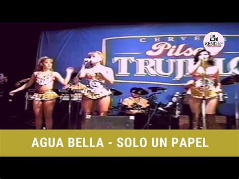 Agua Bella Marina Evelyn Giuliana Nancy Y Kelly 2001 Solo Un Papel