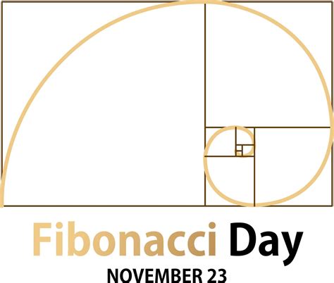 Fibonacci day poster design 12724256 Vector Art at Vecteezy