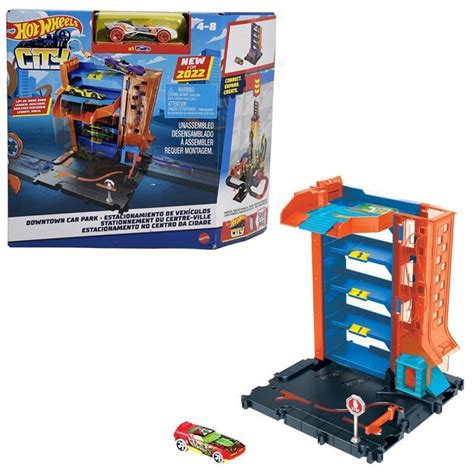 Jual HotWheels City Downtown Car Park Track Hot Wheels ORIGINAL Mattel Shopee Indonesia