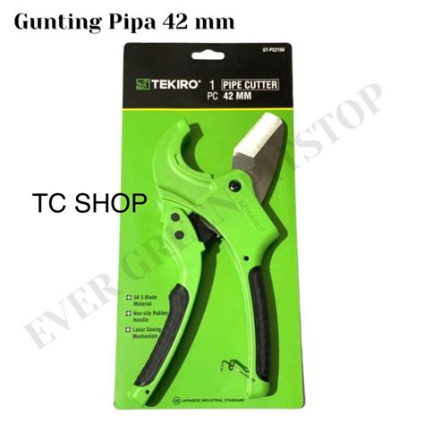 Jual TEKIRO Gunting Pipa PVC Alat Potong Paralon 42 Mm Pipe Cutter