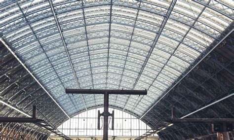 Free Picture Interior Train Station Structure Ceiling Glass