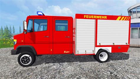 Mercedes Benz Vario 818 D Feuerwehr V0 9 For Farming Simulator 2015