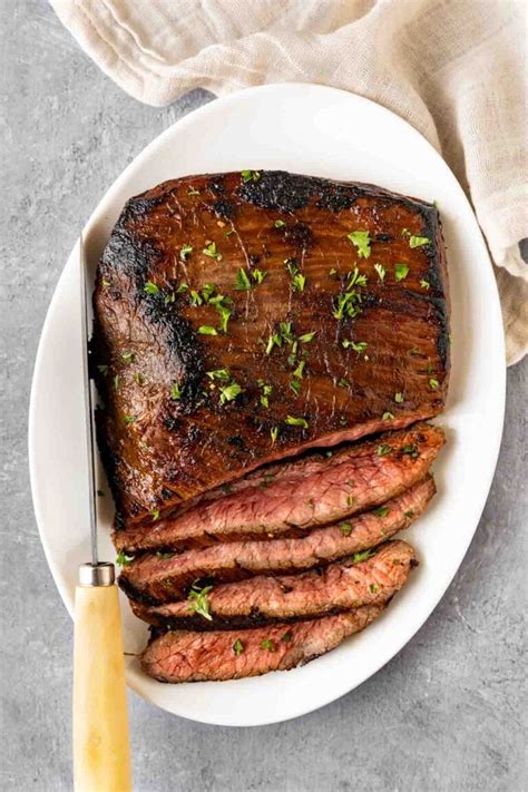 Marinated Flank Steak (Stove or Oven) Recipe - Dinner, then Dessert