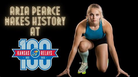 100th Kansas Relays 14 Year Old Aria Pearce Makes History Youtube