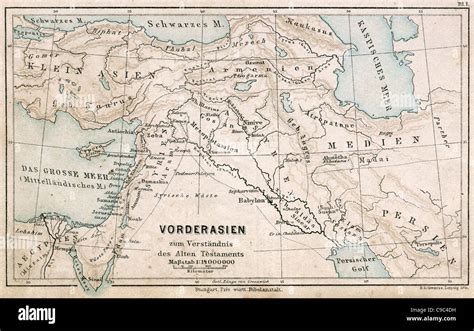 Map Of Middle East In Bible Times