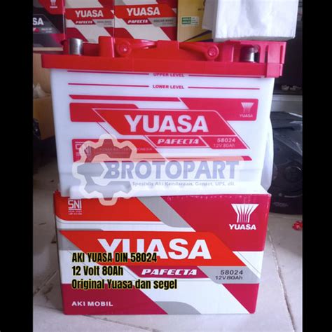 Jual Aki Yuasa Din Pafecta Pf V Ah Original Accu Basah Yuasa