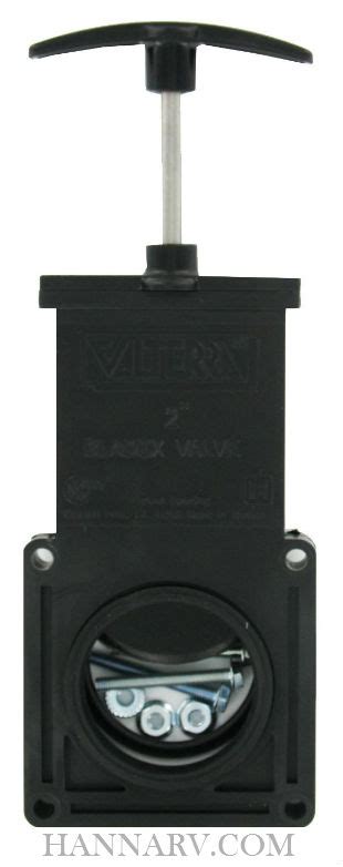 Valterra T-1002VP | Bladex 2 Inch RV Waste Valve With Plastic Handle | Hanna Trailer Supply