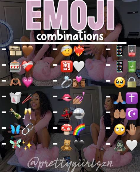 In Emoji Combinations Iphone Wallpaper Girly