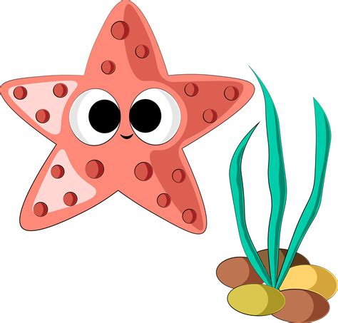 Starfish Cute Drawing