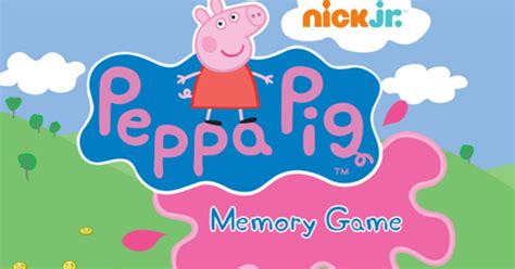 PEPPA PIG JEUX DE MÉMOIRE - Joue Gratuitement sur gombis.fr