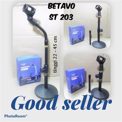 Jual Stand Mic Meja Betavo St Table Standding Microphone Tripod