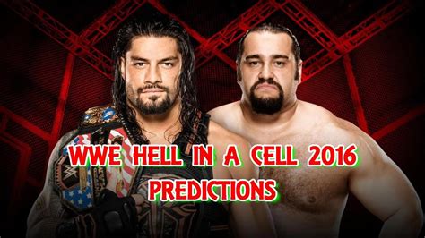 Wwe Hell In A Cell United States Championship Roman Reigns Vs