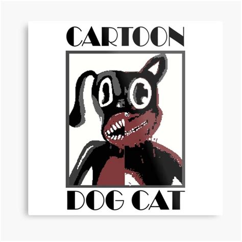 L Mina Met Lica Camiseta Cl Sica Gato De Dibujos Animados Perro De