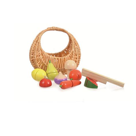 fruit and veg play food basket by crafts4kids | notonthehighstreet.com