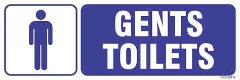 Amazing Sign Gents Toilet Sign Board Office Products