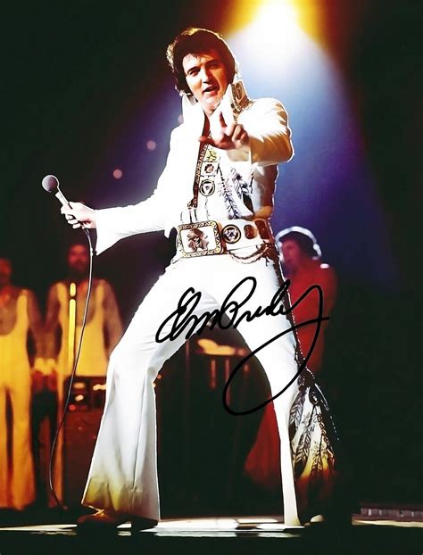 Elvis Presley 8 5x11 Autograph Signed Photo Signature Original Poster