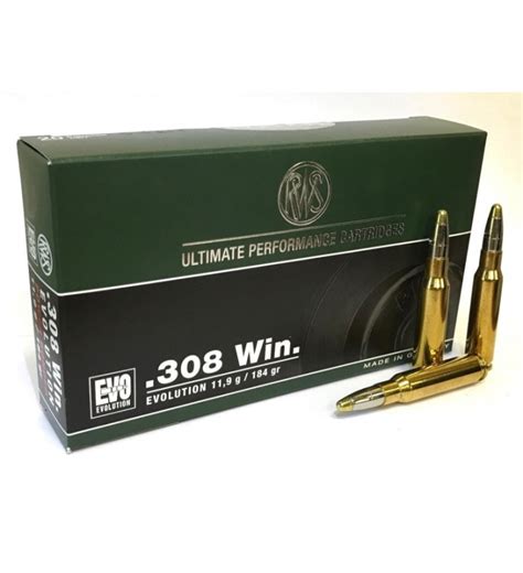 RWS Cal 300 Win Mag 184 Grs EVO