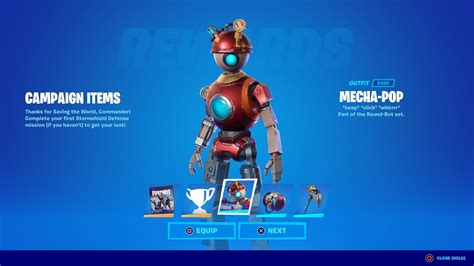 How To Get New Mecha Pop Stw Starter Pack In Fortnite Youtube