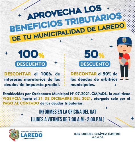 Dat Beneficios Municipalidad Distrital De Laredo