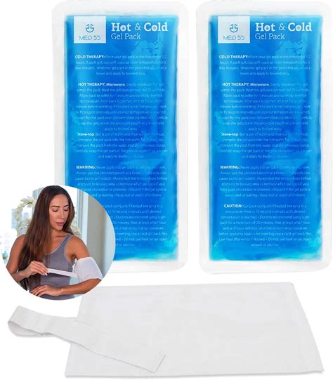 Amazon ColePak Comfort Hot Cold Ice Packs For Injuries Reusable Gel 4 Pc Set For Pain