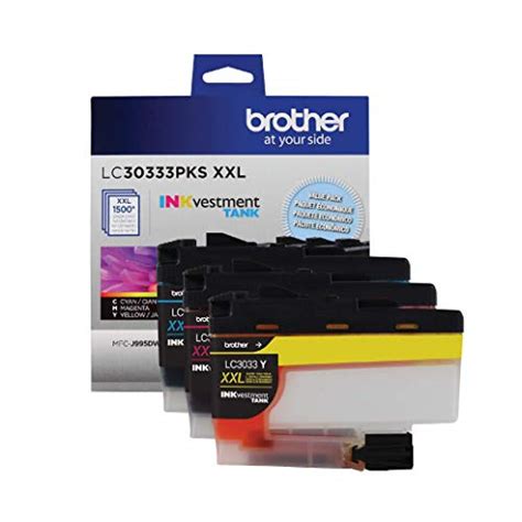 Brother Genuine LC30333PKS 3 Pack Super High Yield Color INKvestment