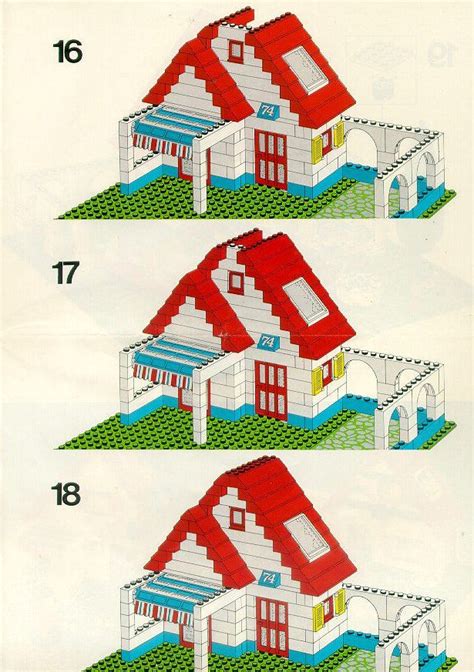 instructions for how to build a lego house