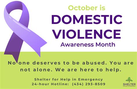 Domestic Violence Awareness Month