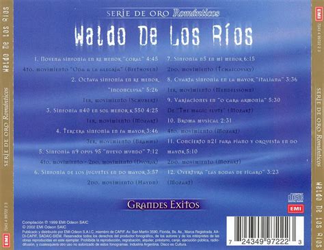 Entre Musica Waldo De Los Rios Grandes Exitos Serie Oro