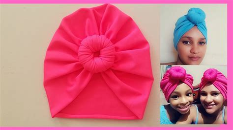 Gorro Turbante Con Dona Para Ni As Y Adultas Youtube