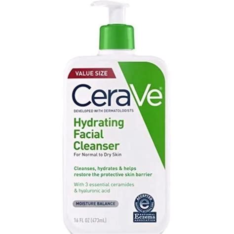 cerave hydrating facial cleanser  ml lazada indonesia