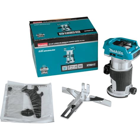 Makita Xtr01z 18v Lxt Lithium Ion Brushless Cordless Compact Router