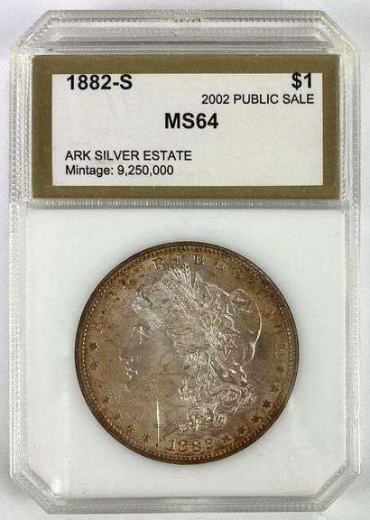 S Morgan Silver Dollar Pci Ms Matthew Bullock Auctioneers