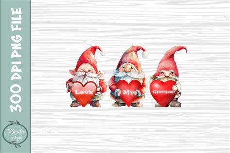 Gnome Valentine Bundle Sublimation Bundle · Creative Fabrica