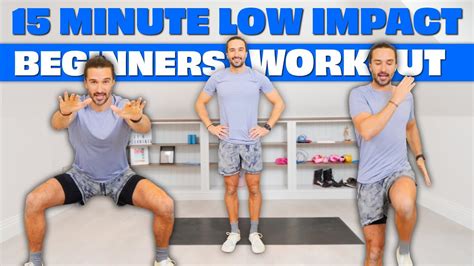 15 Minute Low Impact Beginners Workout The Body Coach Tv Youtube