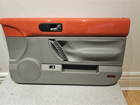 Volkswagen Beetle Door Panel Panels Vw Grey Orange Convertible Only Oem Ebay