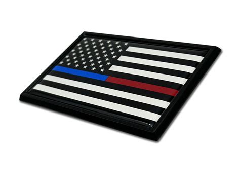 First Responders Flag Black Frame Emblem | Elektroplate