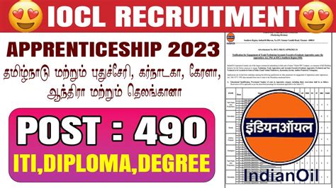 Iocl Trade Apprentice Recruitment Out Apply Online Technical