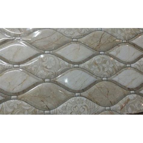 Ceramic Gloss Home Wall Tile Thickness 10 15 Mm Size 300 X 600 Mm