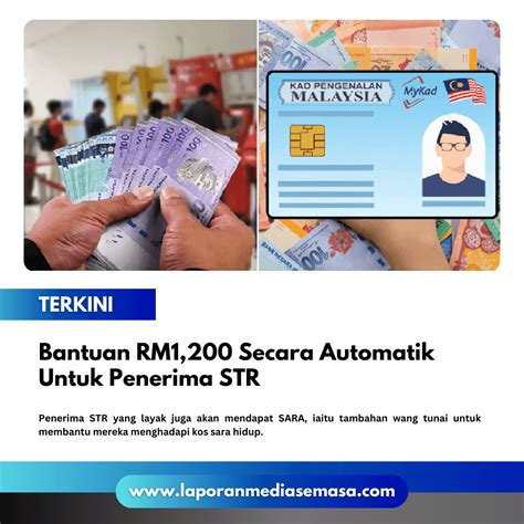 Bantuan Rm Secara Automatik Untuk Penerima Str Mula Dikreditkan