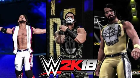 Wwe 2k18 All Superstars Entrances Including All Legends And Attires