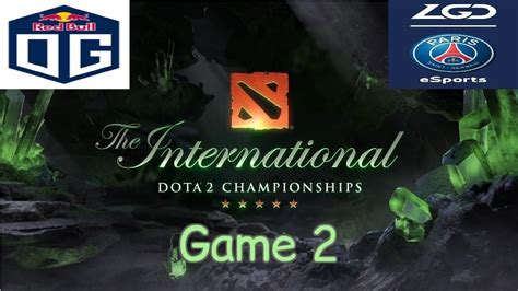 EN OG Vs LGD Game 2 UB Final TI 8 Highlights YouTube