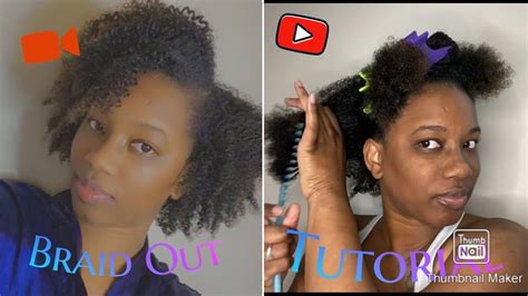 Braid Out On Type 4 Natural Hairmielle Organics Pomegranate And Honey Twisting Soufflé Youtube