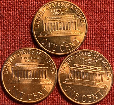 P D S Lincoln Memorial Cent Choice Bu Uncirculated Coins Ebay