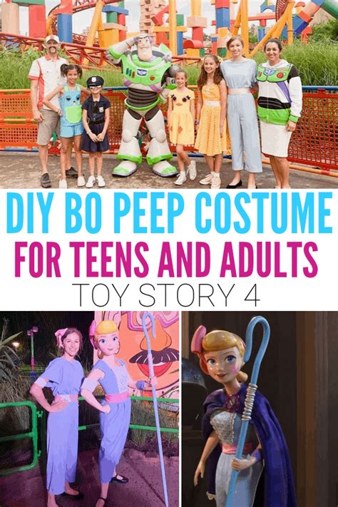 Diy Toy Story Bo Peep Costume For Teens And Adults Lola Lambchops