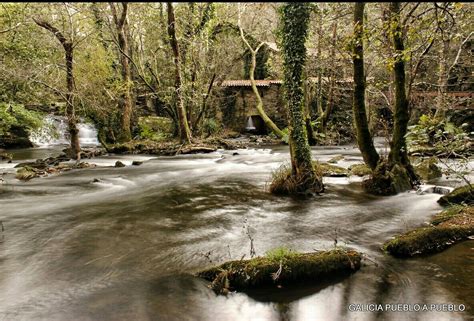 Refugio de Verdes El río Anllóns forma en la parroquia de Verdes un